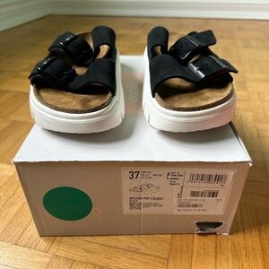 Papillio Arizona Platform Sandals in Black